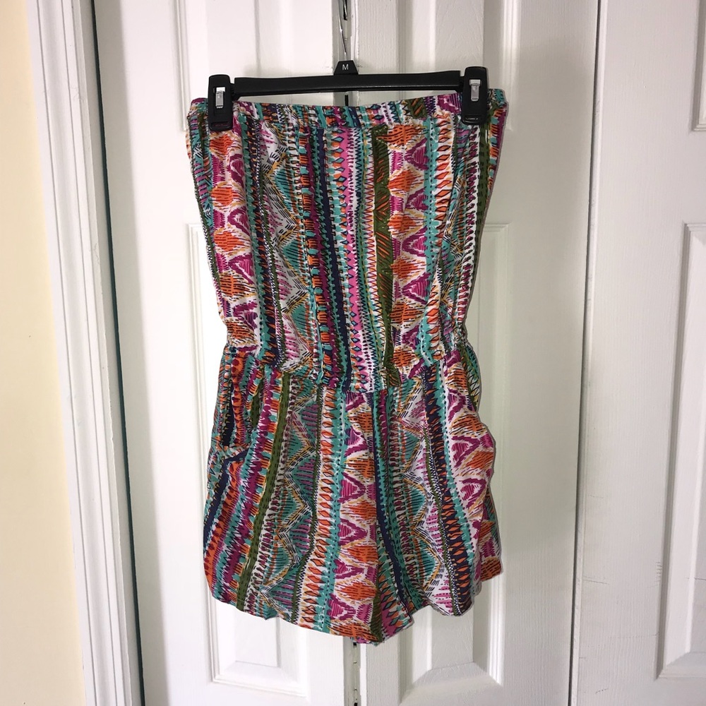 Strapless Romper